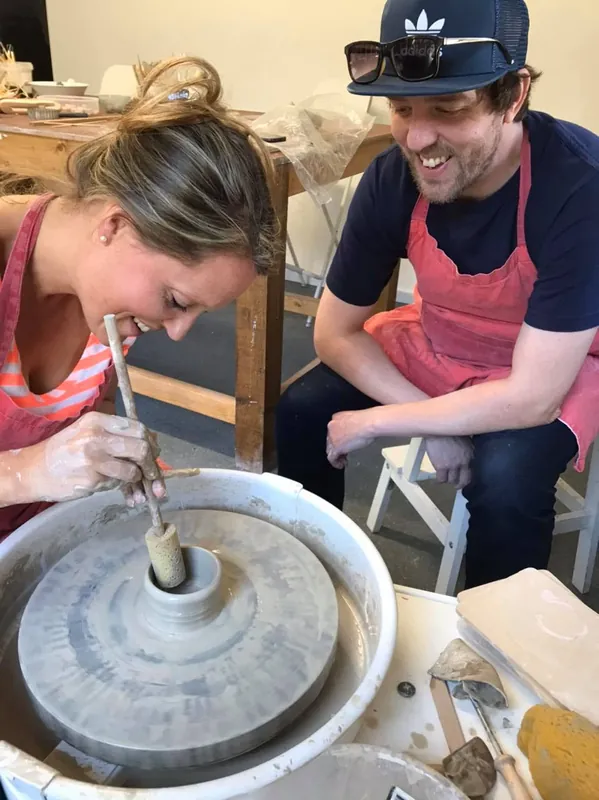 Valentine's Day Private throwing lesson for 2 on the Potter’s wheel