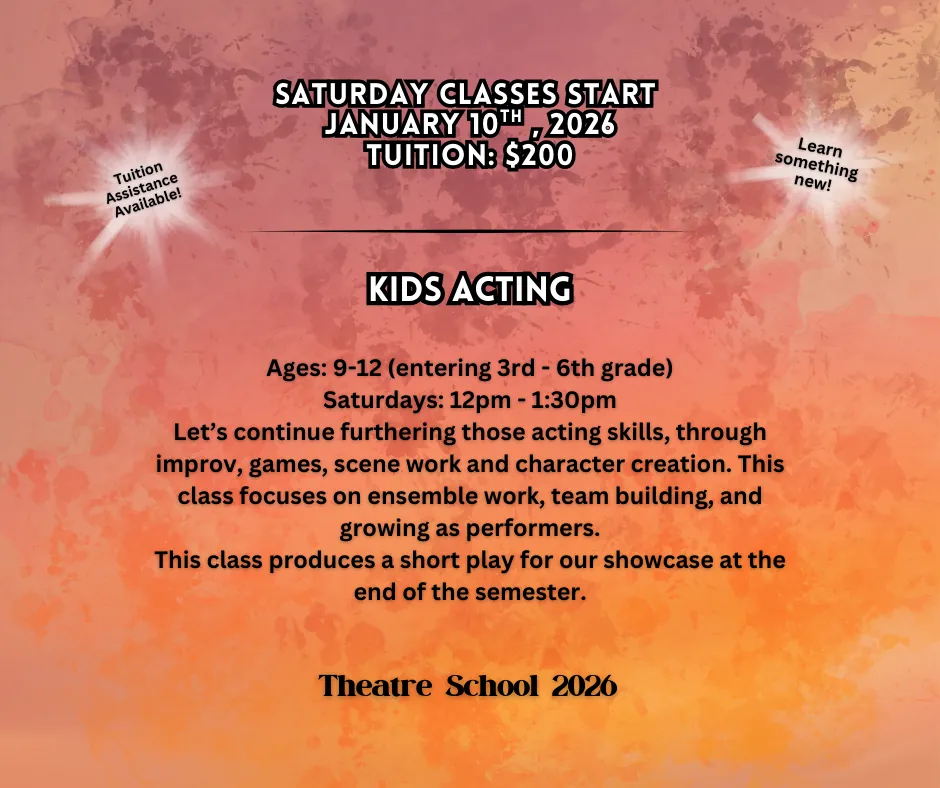 Kids Acting Winter 2026