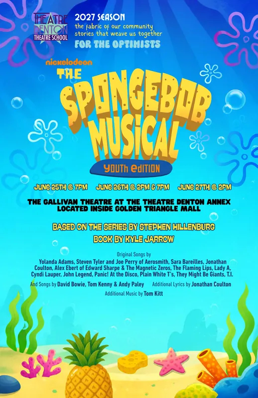 Kids Musical Camp - SpongeBob, Youth Edition - Summer 2027