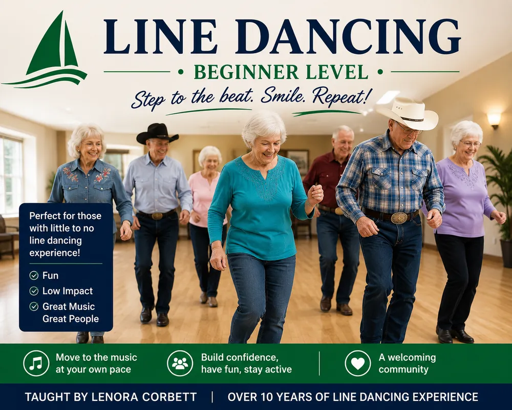 Tue 10:00-11:00 - 222TB Line Dancing Beginner Level