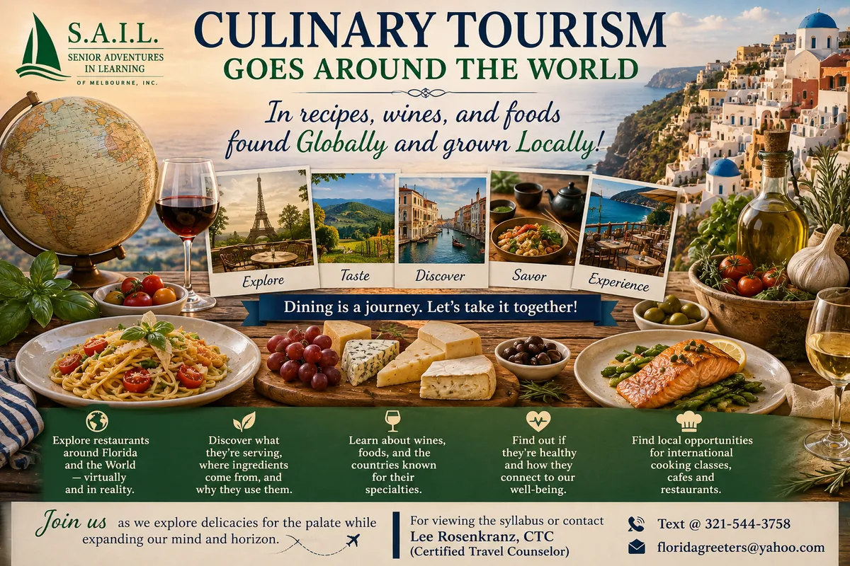 Tue 9:00-10:00 - NEW 488TA CULINARY TOURISM GOES AROUND THE WORLD