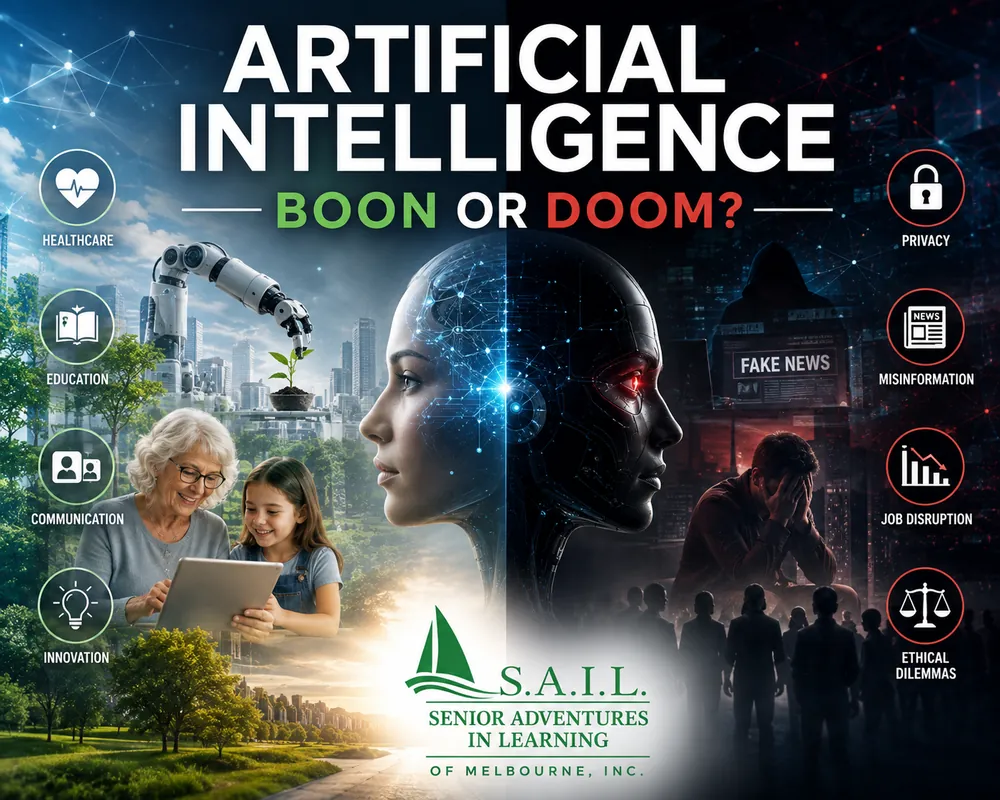Wed 10:00-11:00 - 925WB ARTIFICIAL INTELLIGENCE- BOON OR DOOM?