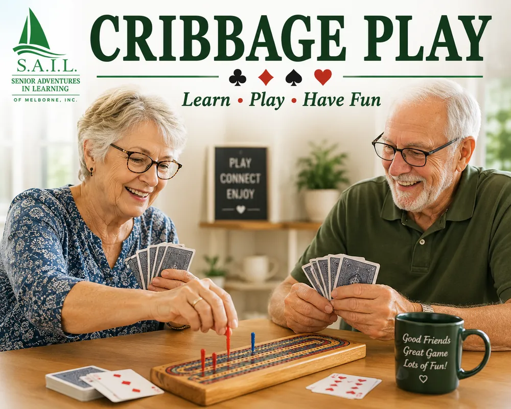Wed 10:00-12:00 - 461WB CRIBBAGE PLAY (TWO HOUR CLASS)