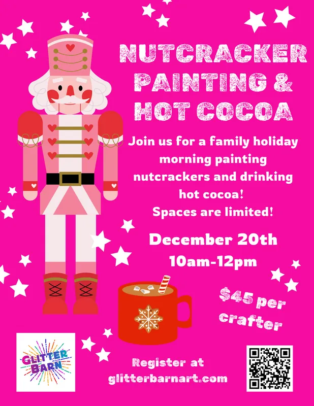 Nutcracker Painting and Hot Cocoa