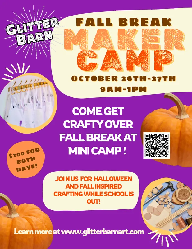 Fall Break Maker Camp (Monday/Tuesday)
