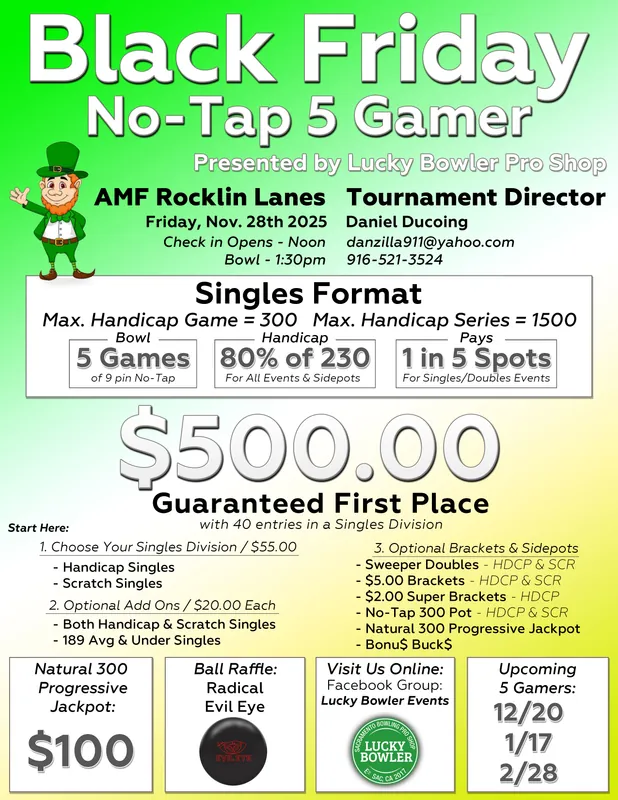 Lucky Bowler - Black Friday No Tap 5 Gamer