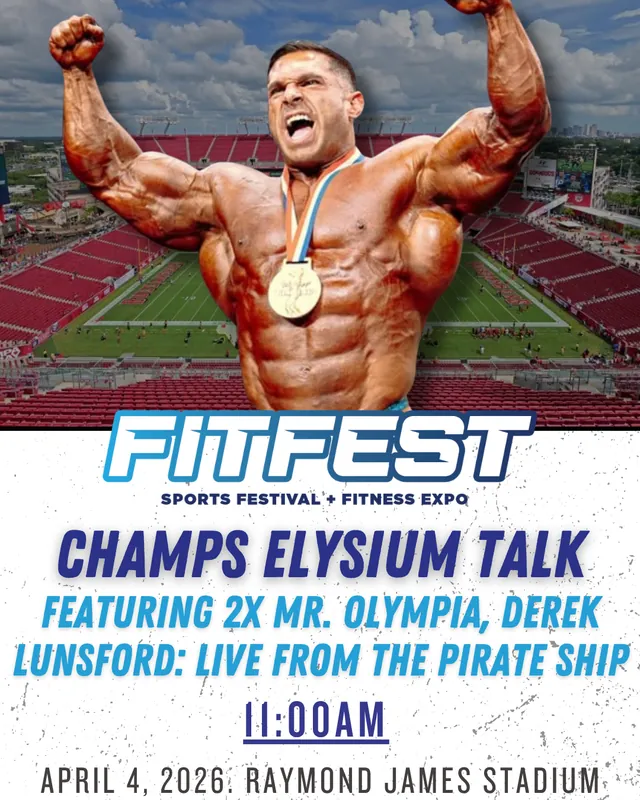 Champs Elysium Talk: Featuring 2X Mr. Olympia, Derek Lunsford 🏴‍☠️