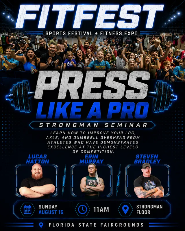 PRESS LIKE A PRO STRONGMAN SEMINAR