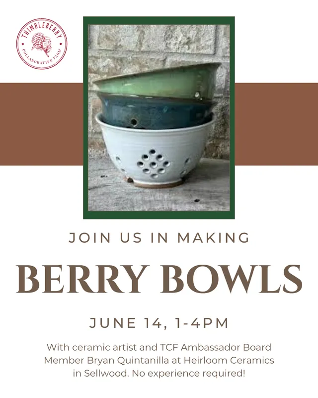 Thimbleberry Charity Workshop: Berry Bowls