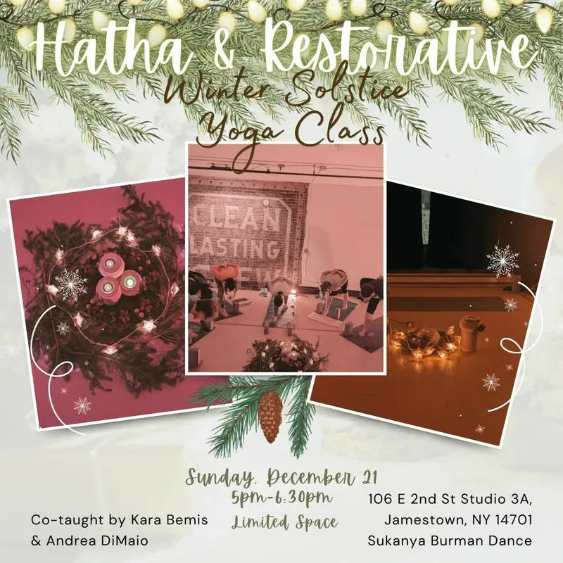 Hatha & Restorative Winter Solstice Yoga Class