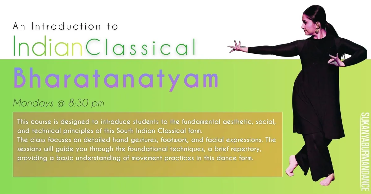 Teens and Adult Bharatanatyam Class (13 years and up)
