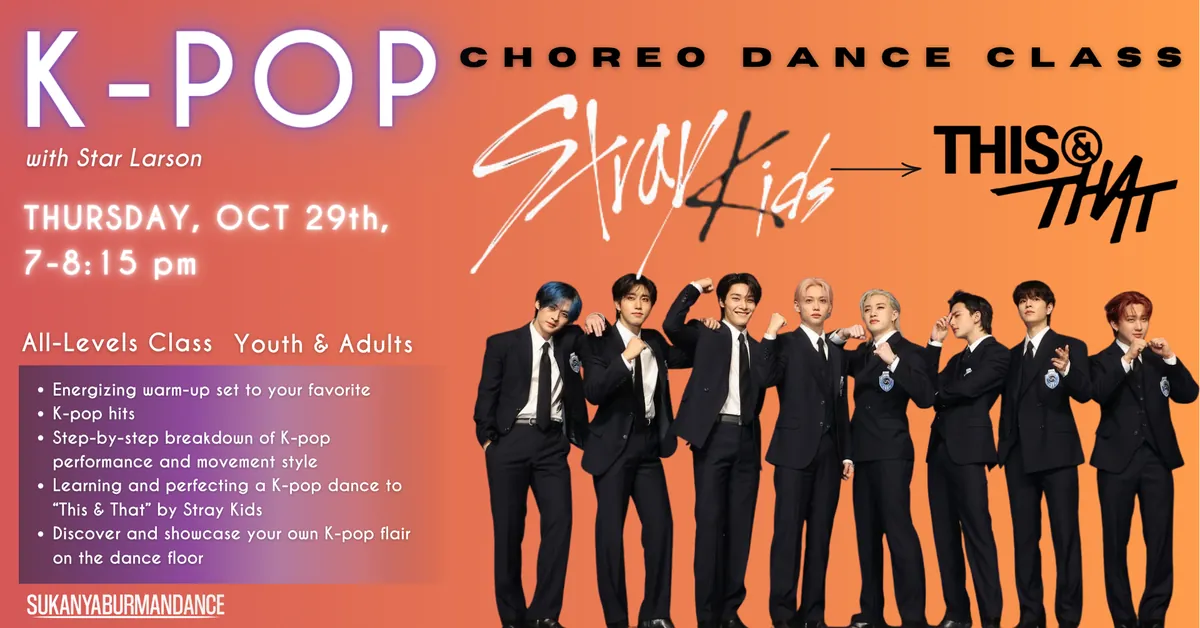 Pop Up: K-Pop Choreo Dance Class - All Ages