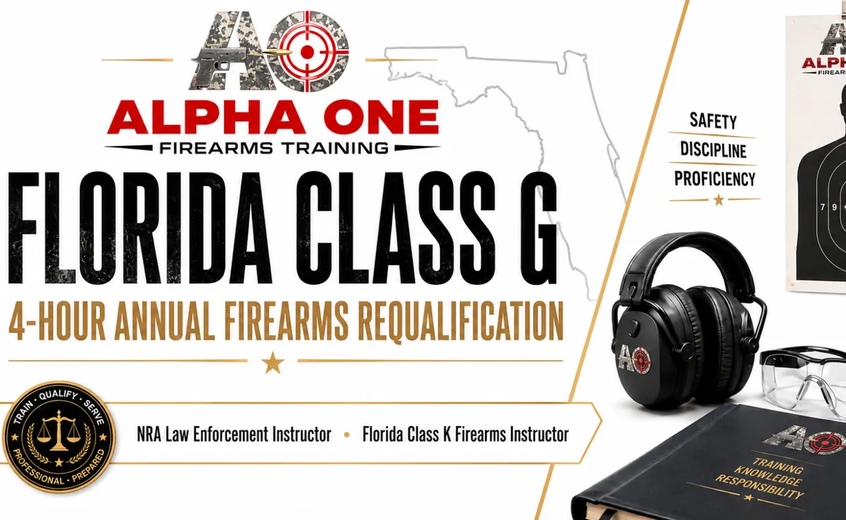Florida 4-Hour Annual Handgun Requalification