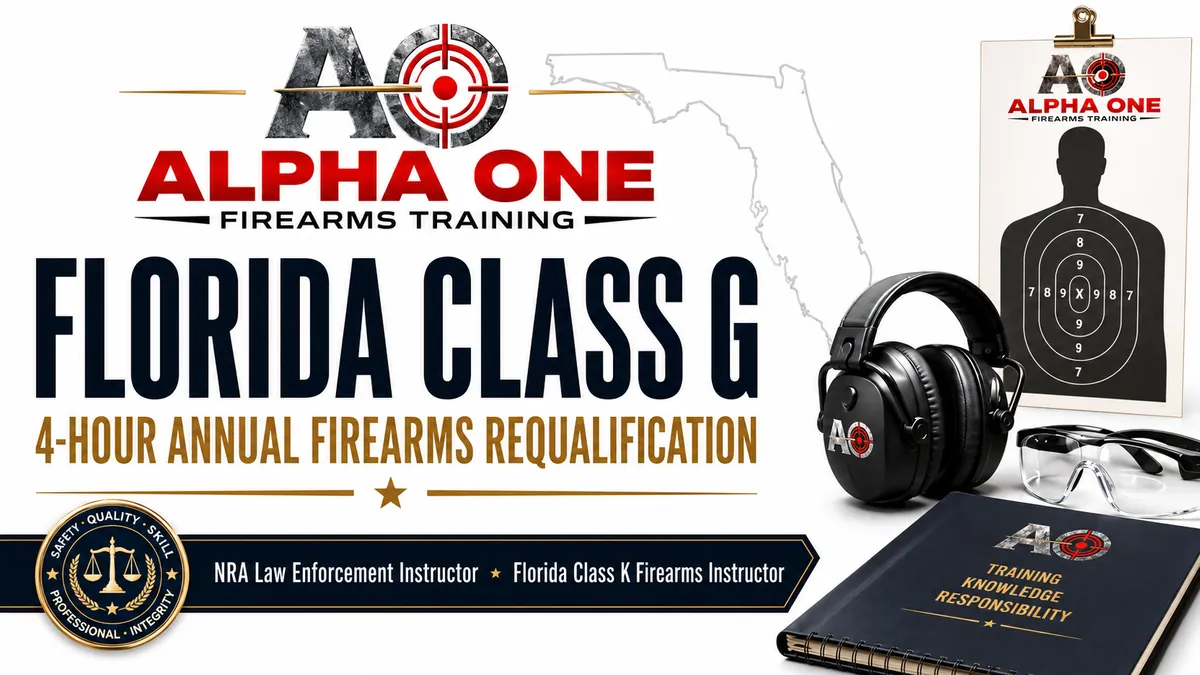 Florida 4-Hour Annual Handgun Requalification