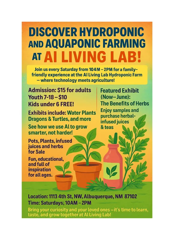 Hydroponic/Aquaponic Garden and Exhibits