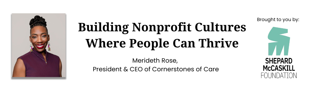 Building Nonprofit Cultures Where People Can Thrive