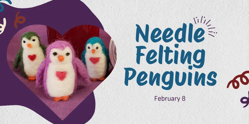 Needle Felting Penguins