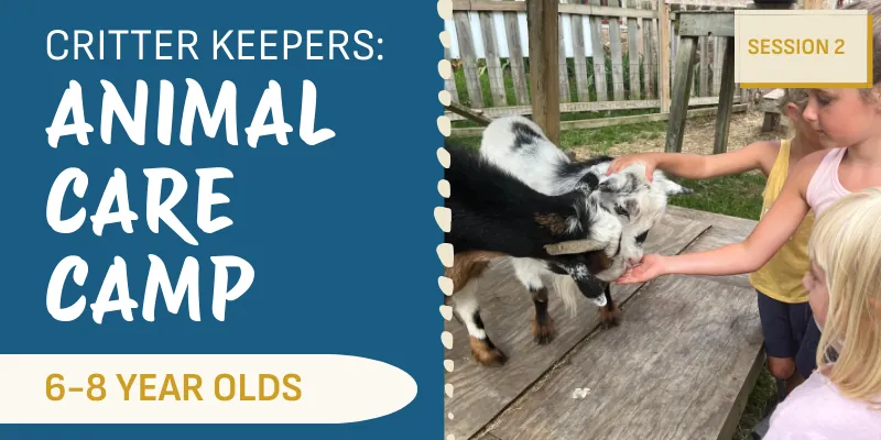 Critter Keepers: Animal Care Camp  (Session 2)