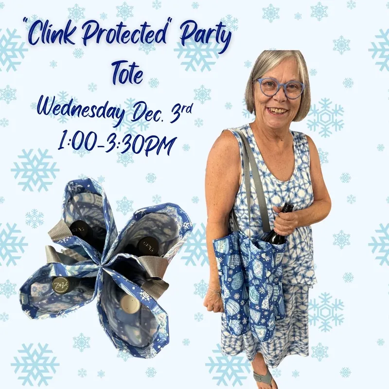 "Clink Protected" Party Tote