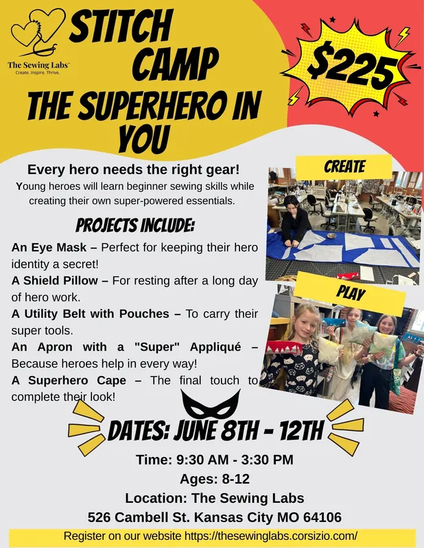 Stitch Camp: The Superhero in You!