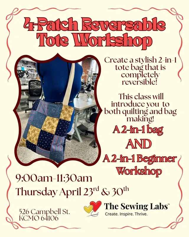 4-Patch Reversable Tote