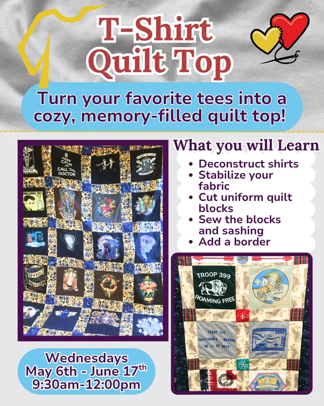 T-shirt Quilt Top