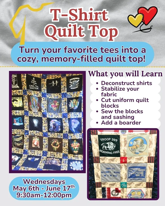 T-shirt Quilt Top