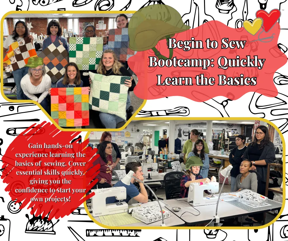 Begin to Sew Bootcamp: Quickly Learn the Basics
