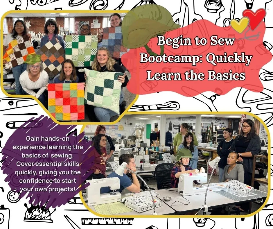Begin to Sew Bootcamp: Quickly Learn the Basics