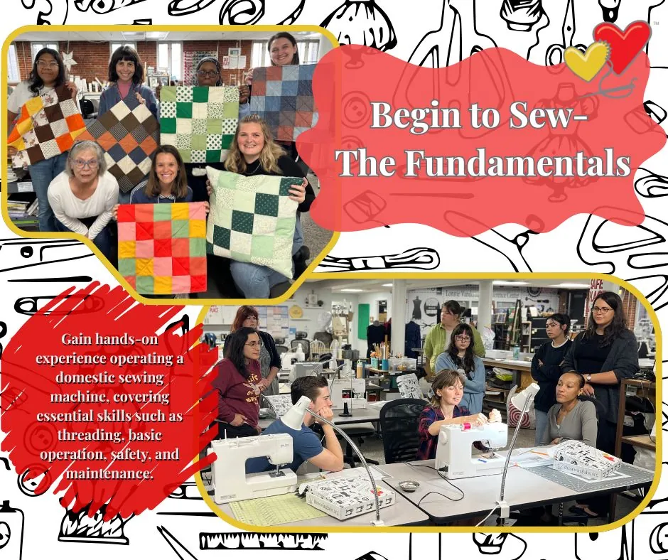 Begin to Sew- The Fundamentals