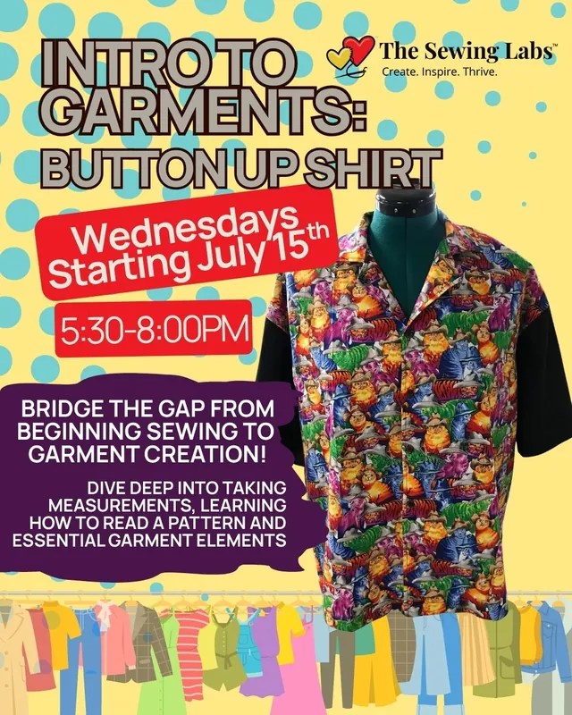 Intro to Garments Button Up Shirt