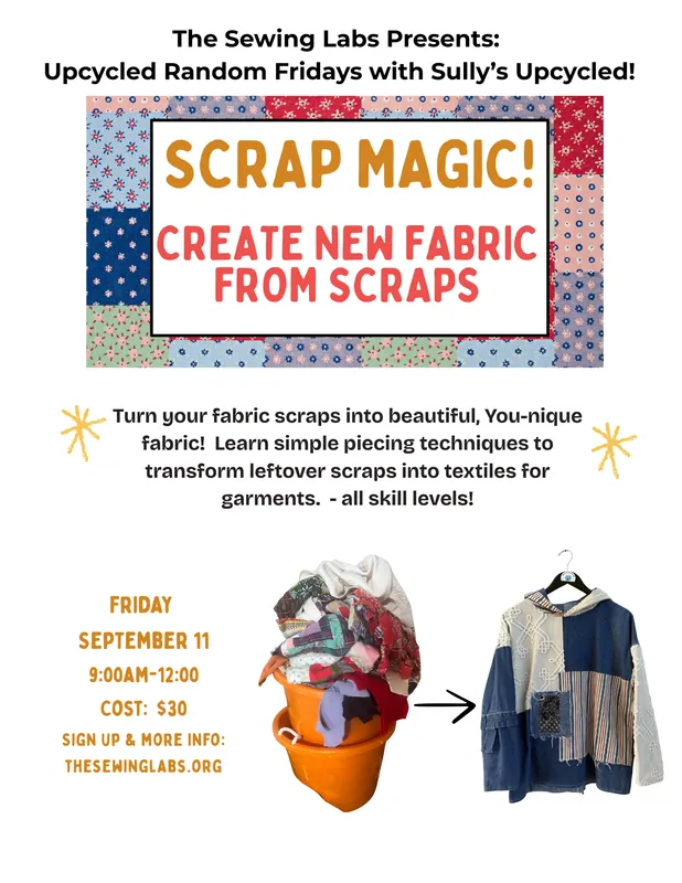 Upcycled Fridays with Sully's Upcycled - Scrap Magic!