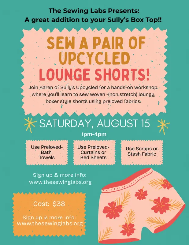 Upcycling with Sully's Upcycled - Upcycled Lounge Shorts!