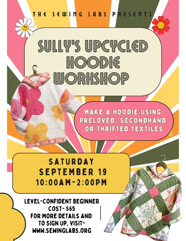 Sully’s Upcycled Hoodie Workshop