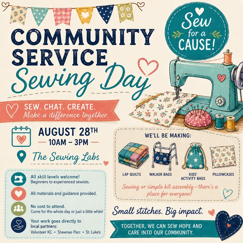 Community Service Sewing: