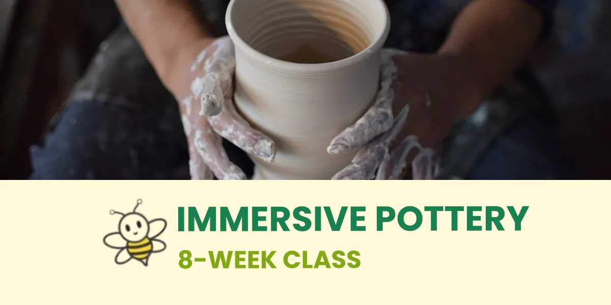 Immersive Pottery: Throwing - 8 Weeks - Afternoon
