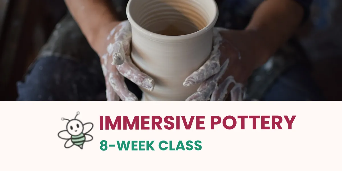 Immersive Pottery: Throwing - 8 Weeks - Afternoon