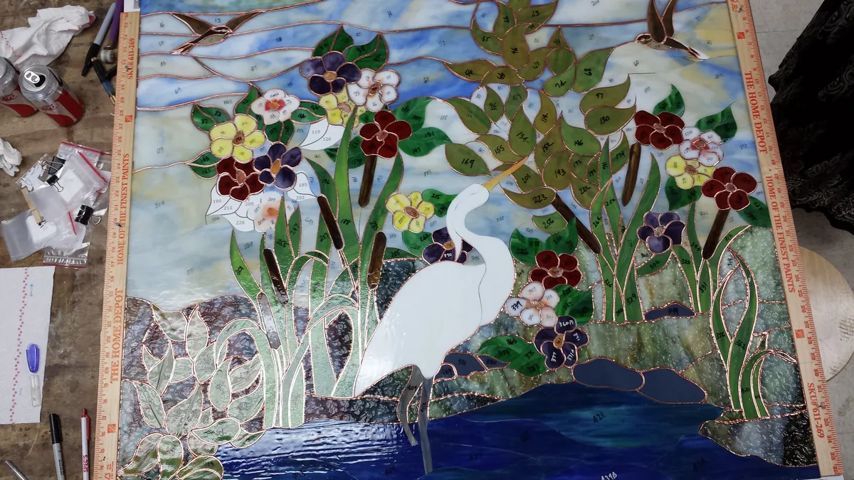 Intermediate Stained Glass - Tuesday Evening Class - Four Week Session