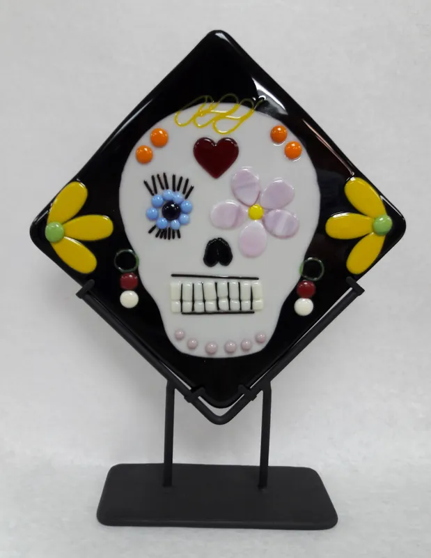 Friday Night Fusing - Fused Glass Sugar Skulls