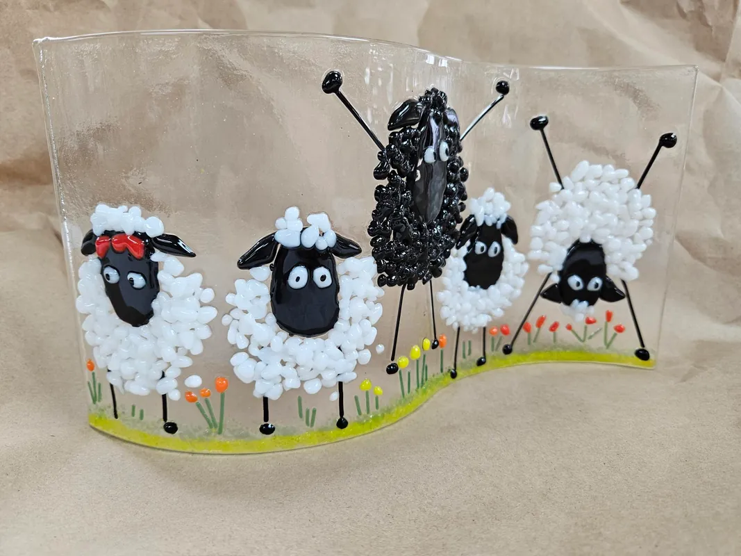 Friday Night Fusing - Counting Sheep