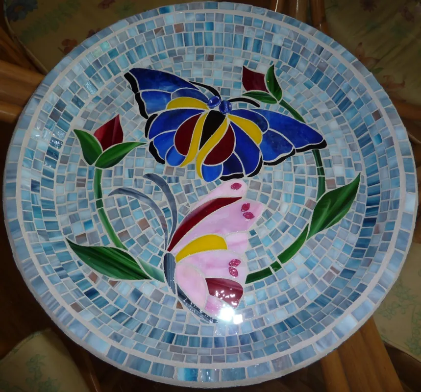 Introduction to Mosaics - Birdbath