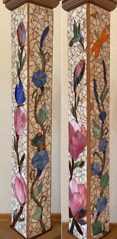 Mosaic Art Peace Pole