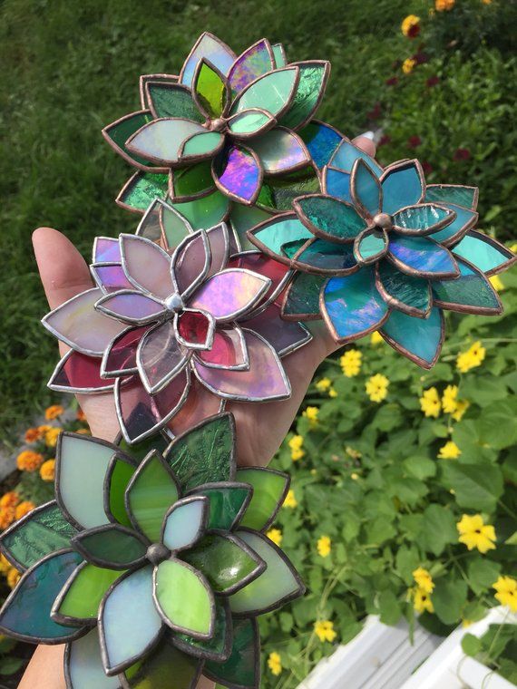 Stained Glass Succulents
