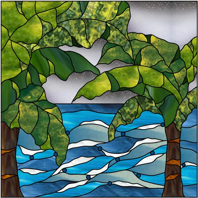 Intermediate Stained Glass - Tuesday Evening Class - Four Week Session