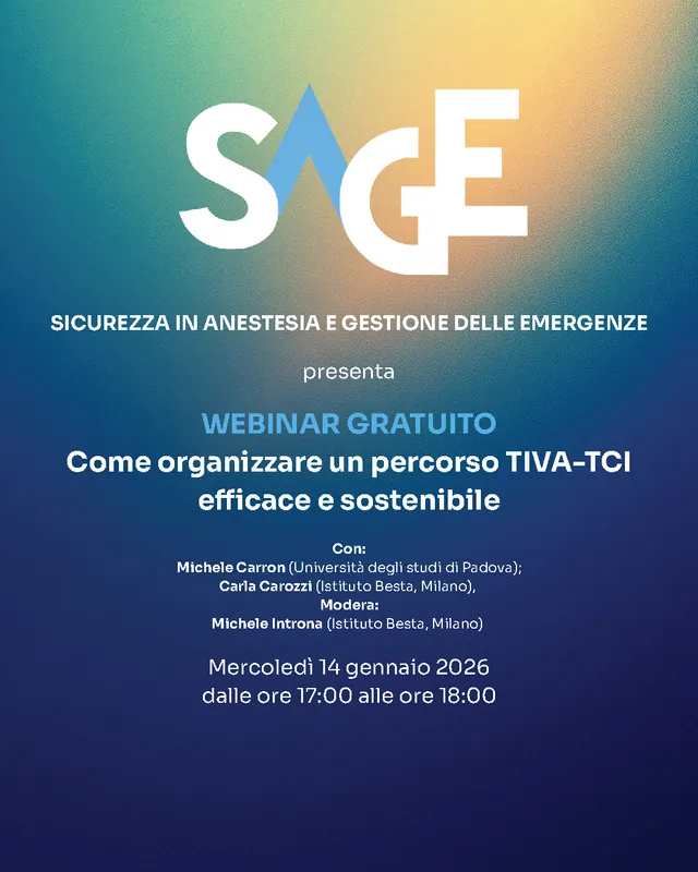 Webinar - Come organizzare un percorso TIVA-TCI efficace e sostenibile
