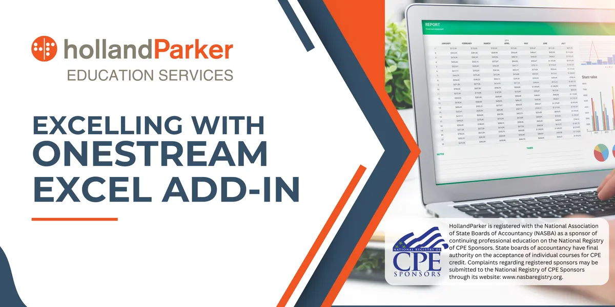 Excelling with OneStream Excel Add-In