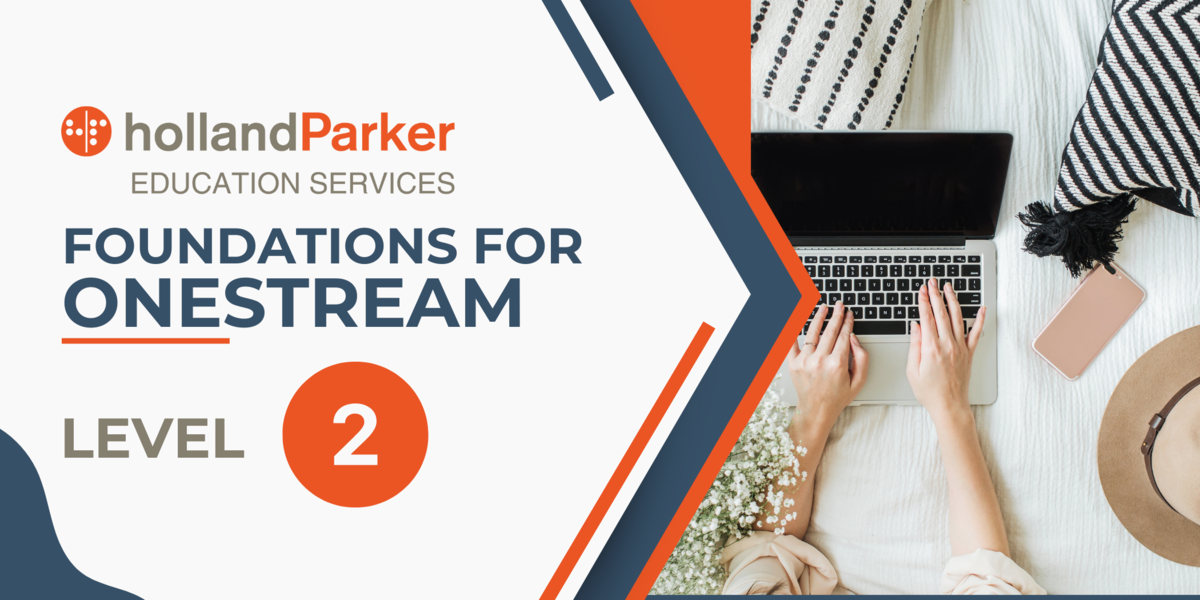 HollandParker Foundations for OneStream Level 2