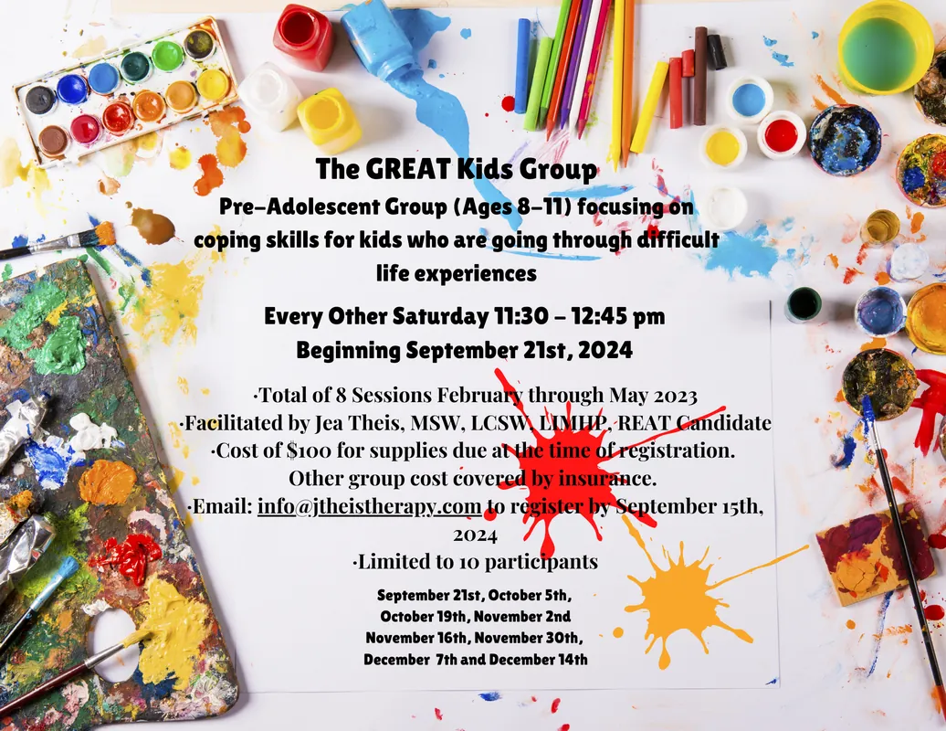 GREAT KIDS EXPRESSIVE ARTS THERAPY TRAINING WAITLIST/SIGNUP