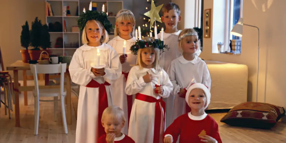 Luciafirande på IKEA Spreitenbach