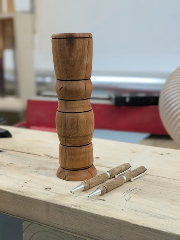 Intro to Woodturning: Pen & Candlestick